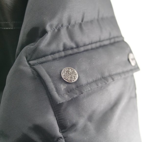 LEONINE Men's Puffer Jacket/Winter Bomber Jacket Black SEE DESCRIPTION FOR SIZE - Picture 3 of 9